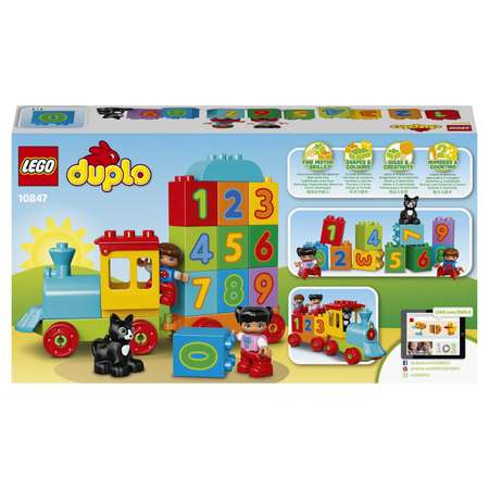 Конструктор LEGO DUPLO My First Поезд «Считай и играй» (10847)