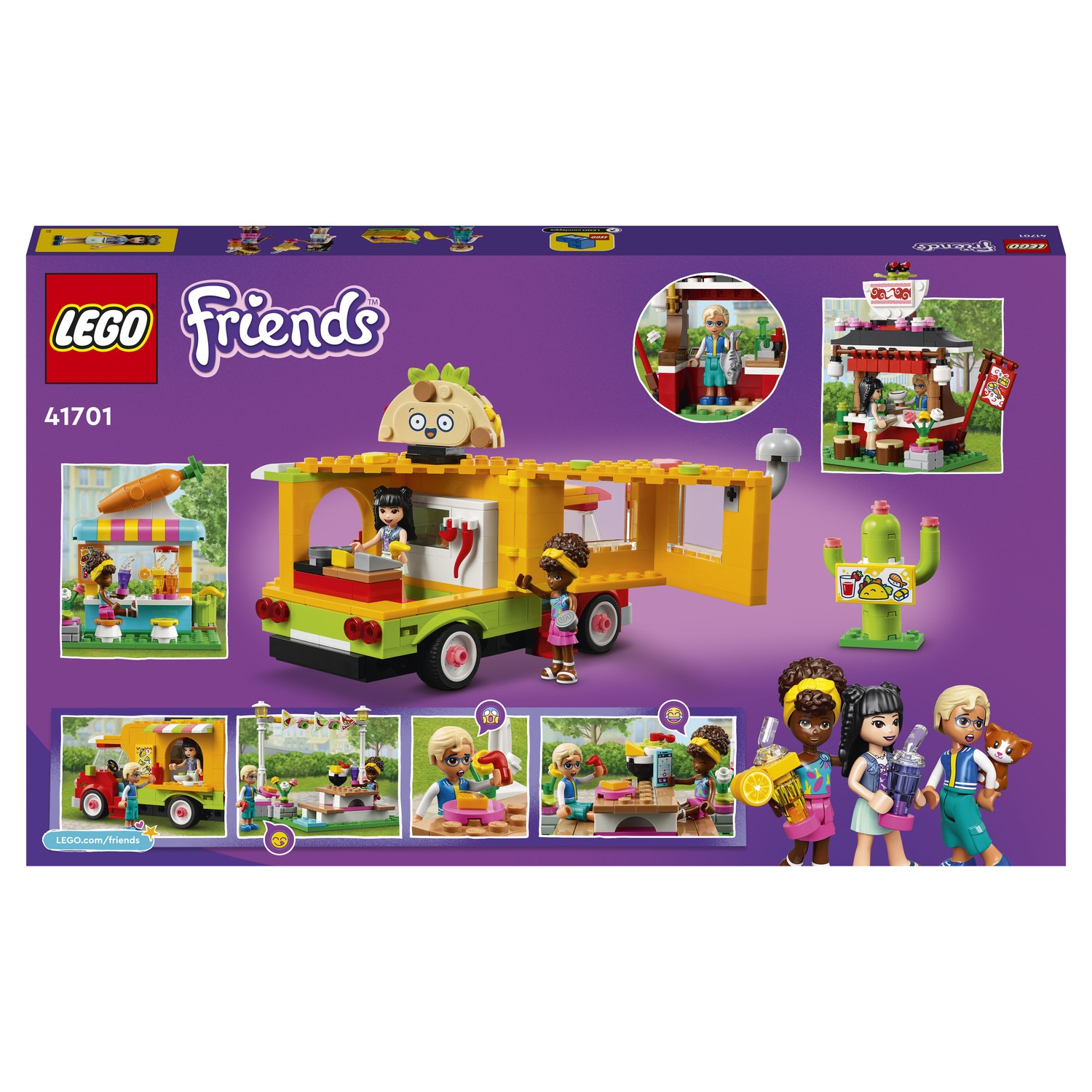 Конструктор LEGO Friends Рынок уличной еды 41701