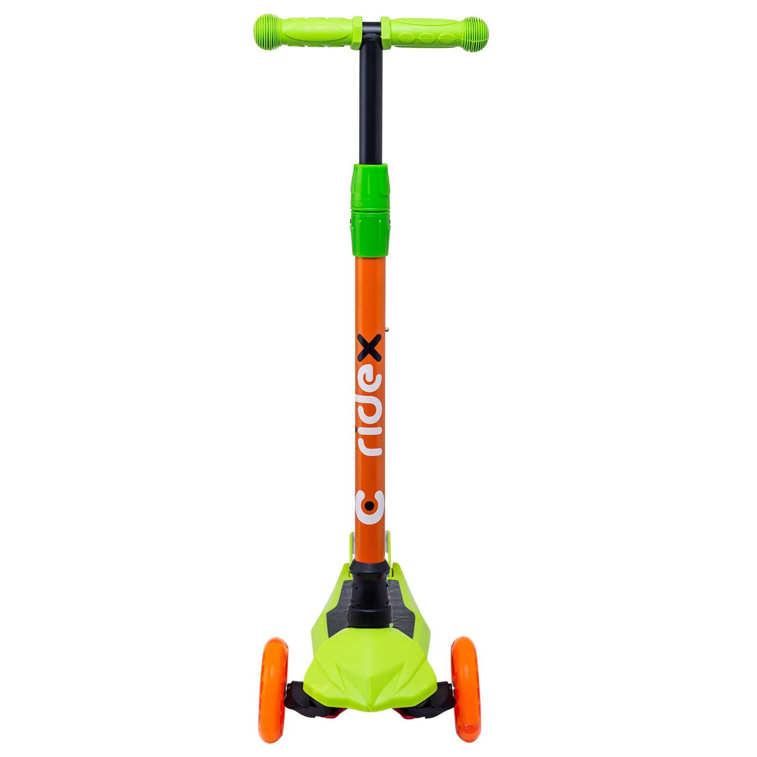 Самокат RIDEX трехколесный 3 wheels scooter Chip 120/80 orange/green - фото 3