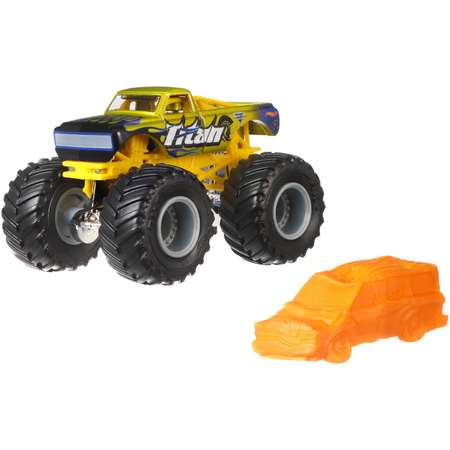 Машина Hot Wheels Monster Jam 1:64 Epic Edditions Титан новый дизайн FLW96