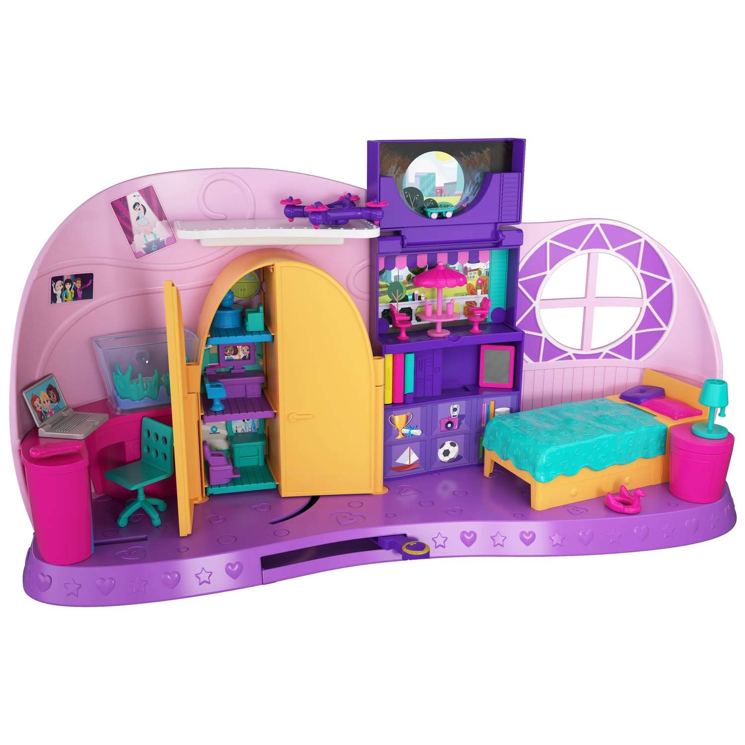 Набор игровой POLLY POCKET Go Tiny Комната FRY98 FRY98 - фото 5