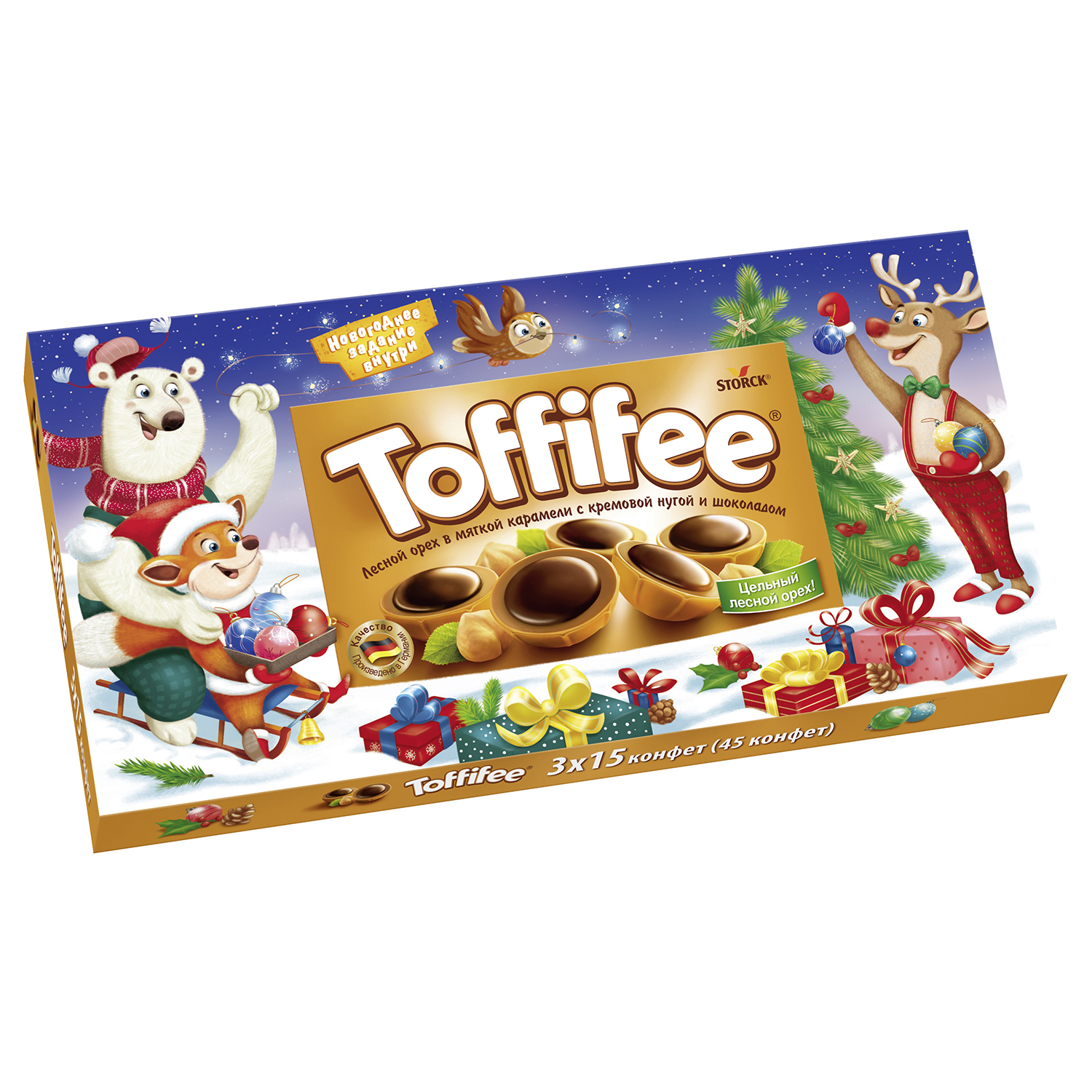 Набор конфет Toffifee Новогодний 375г - фото 1