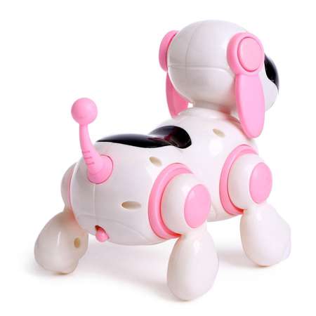 Собачка-робот WOOW TOYS Умная Лотти ходит поёт работает от батареек цвет розовый