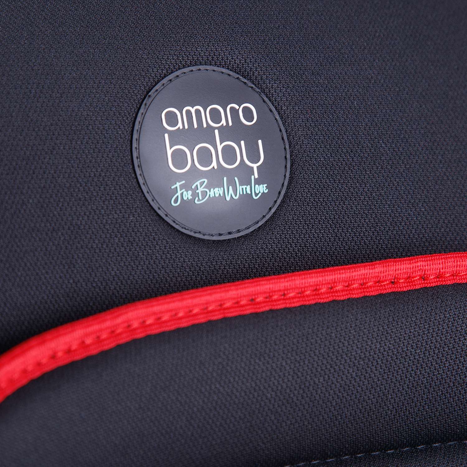 Автокресло детское AmaroBaby Safety группа 0+ I чёрный красный - фото 15