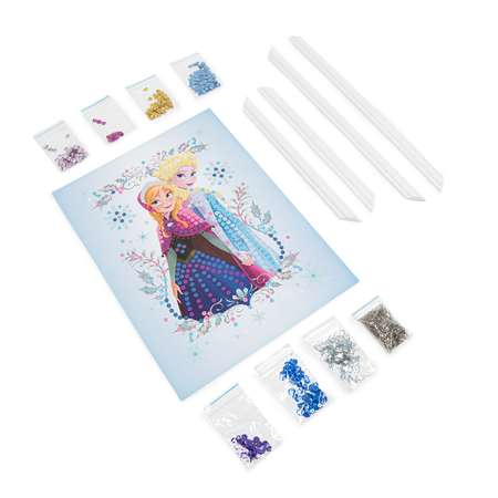 Набор для творчества Десятое королевство Рисунок с пайетками Ледяная магия 01841