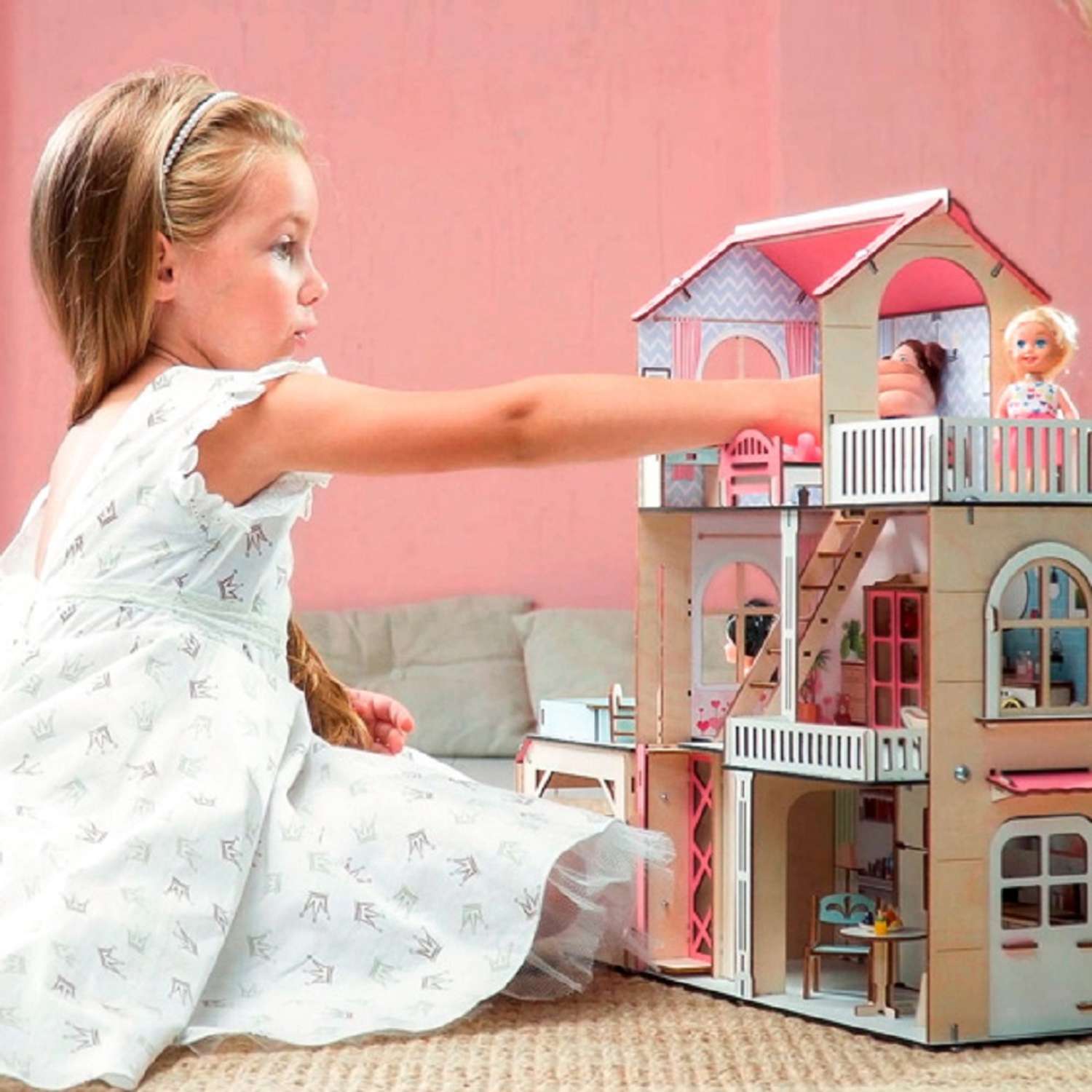 Кукольный домик с мебелью M-WOOD Мелодия 3027 - фото 10