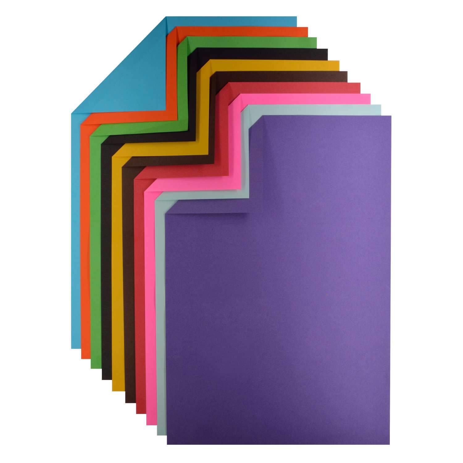 Набор цветной бумаги и картона Hobby Time №39 А4 30 листов 50 цветов - фото 3