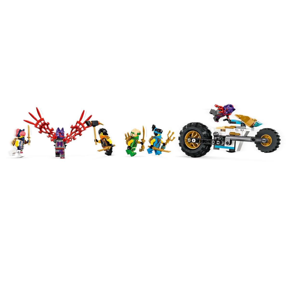 Конструктор LEGO Ninjago Комбинированный автомобиль команды ниндзя 71820 - фото 4