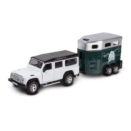 Автомобиль Mobicaro Land Rover Defender с вагончиком 1:32