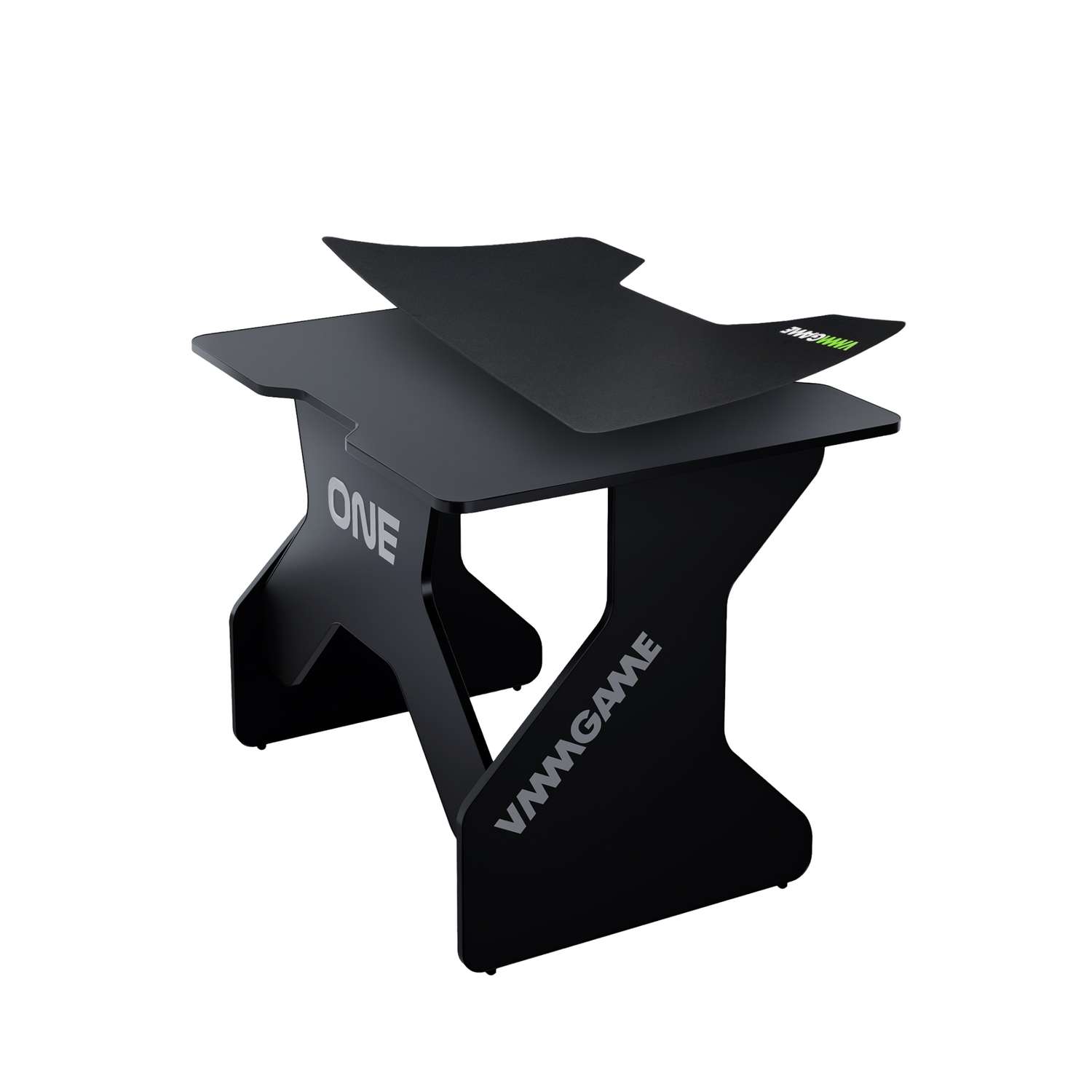 Стол VMMGAME Игровой компьютерный One dark 100 black + mini mat - фото 1