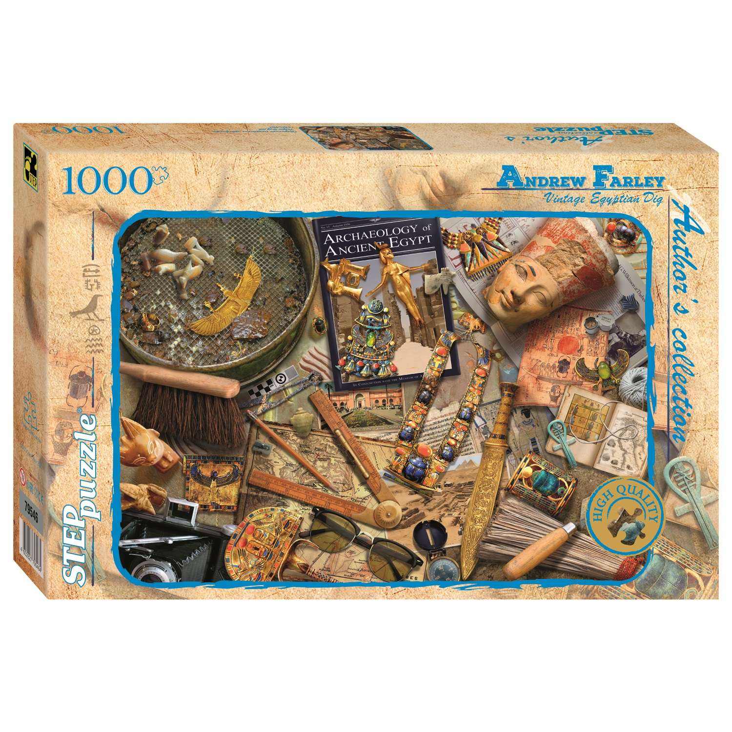Пазл Step Puzzle Старинные египетские артефакты 1000элементов 79546 - фото 1