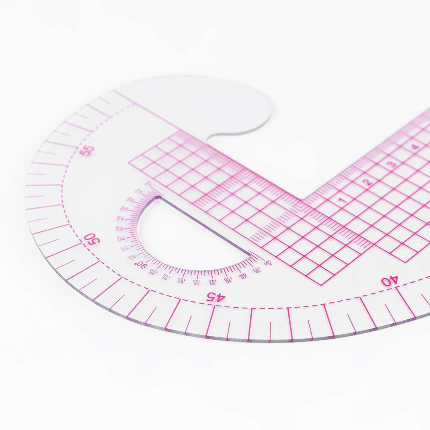 Лекало портновское Арт Узор метрическое для шитья изготовления игрушек конструирования выкройки Бочок 47х12.5 см - фото 2