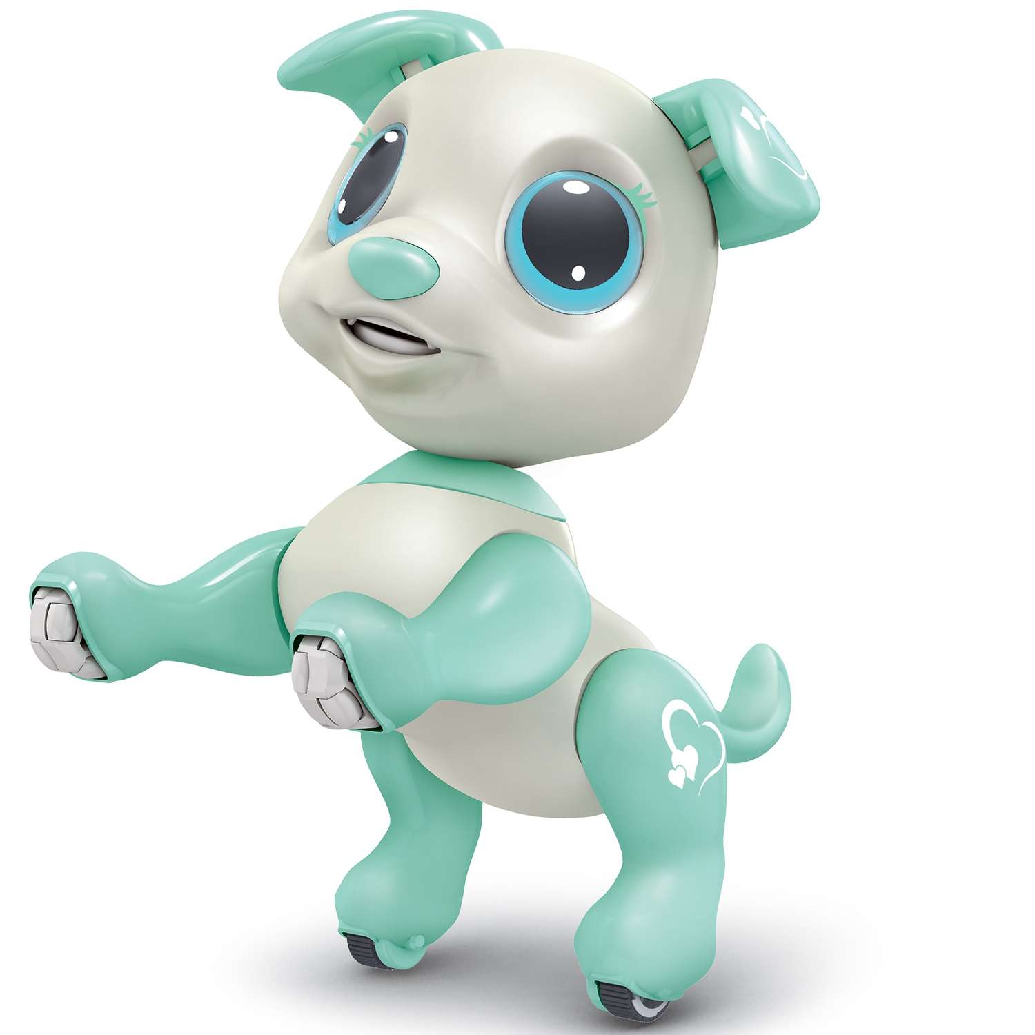 Игрушка интерактивная Mioshi Добрые животные Собачка Сердечко зелёная - фото 1