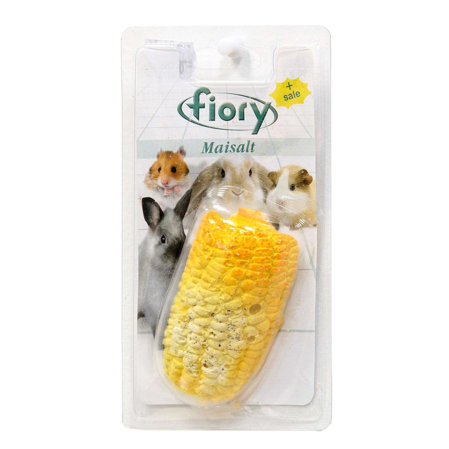 Био-камень для грызунов Fiory Maisalt с солью в форме кукурузы 90г - фото 1