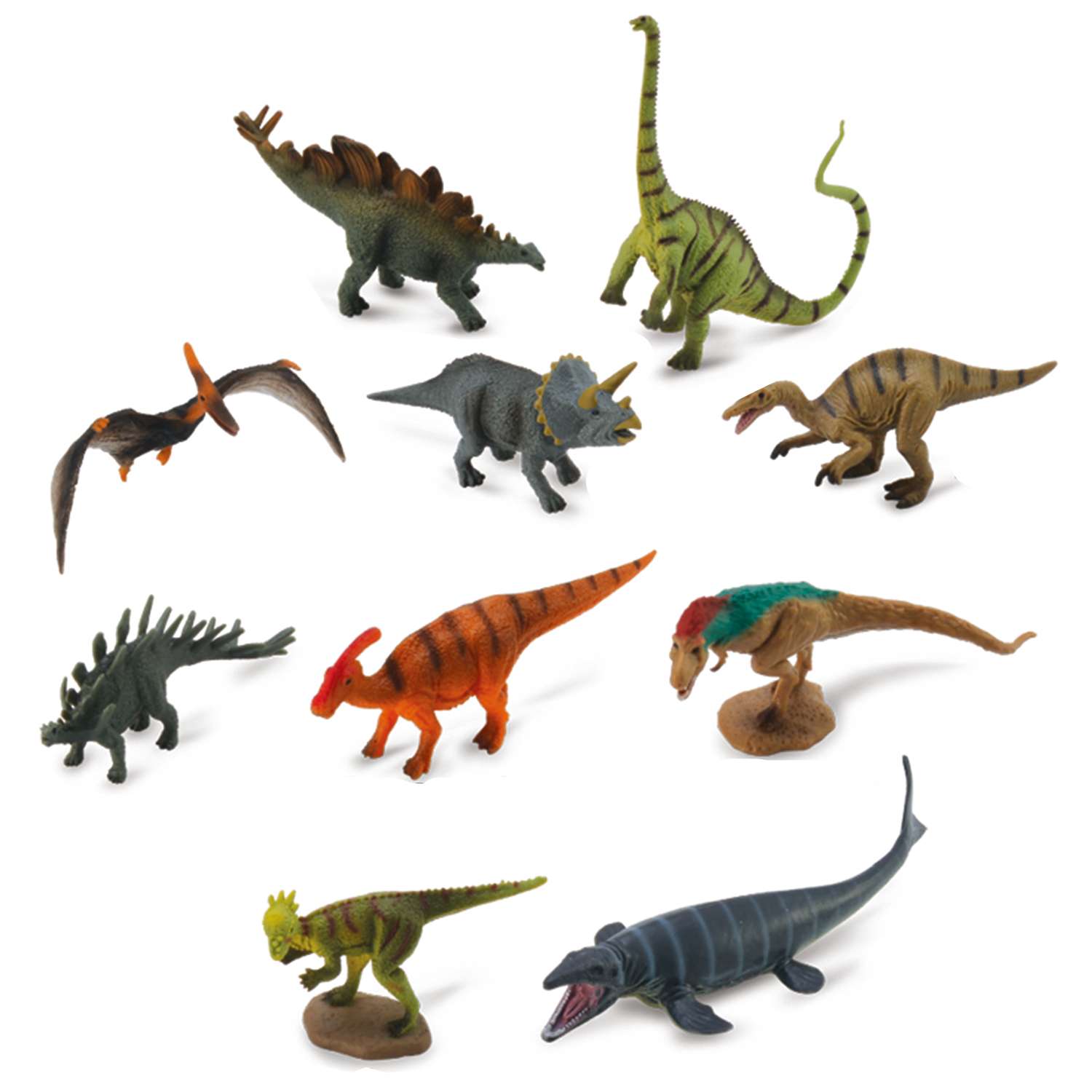 Набор Collecta динозавры 10 шт A1101 - фото 1