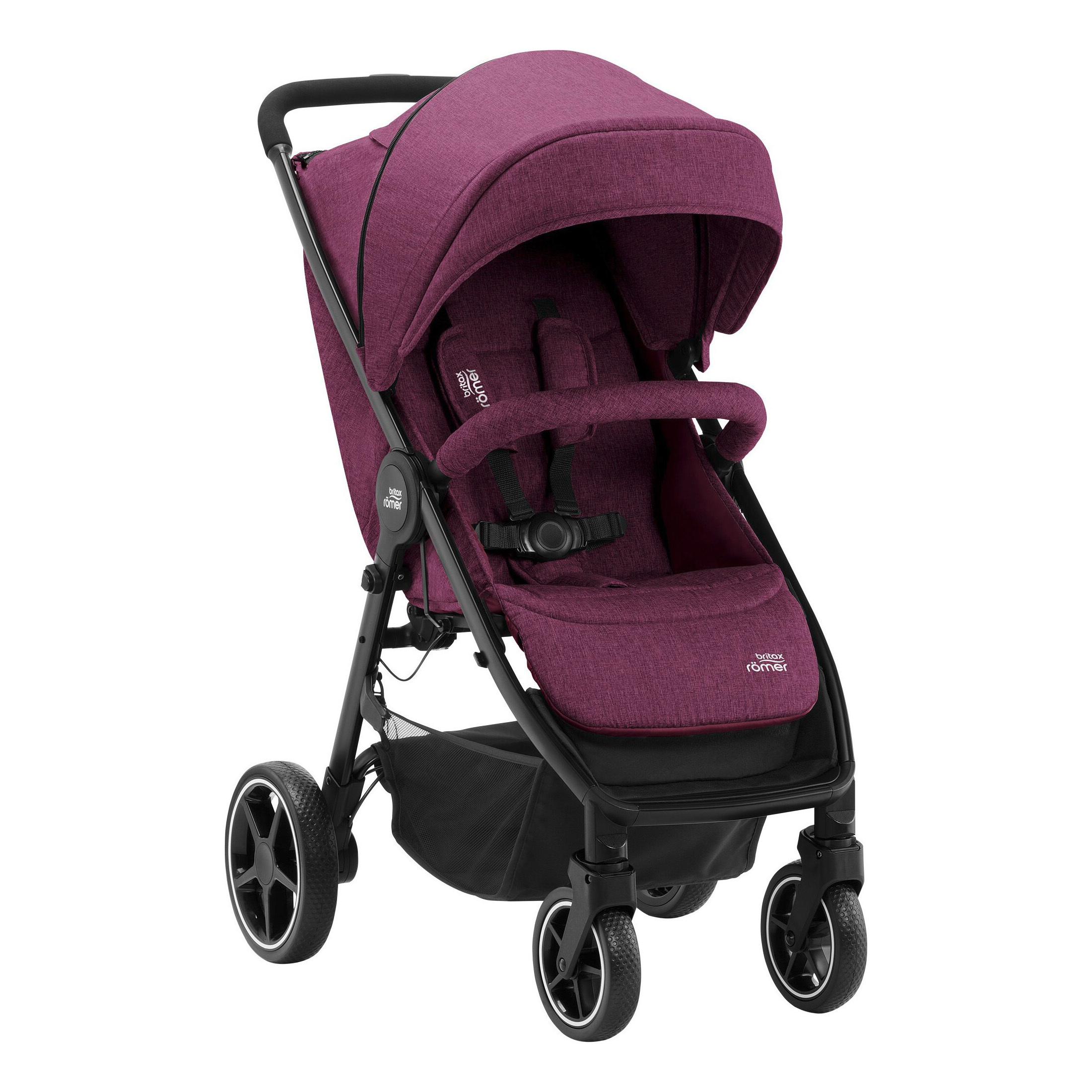 Коляска Britax Roemer B-Agile M Cherry Wine - фото 3