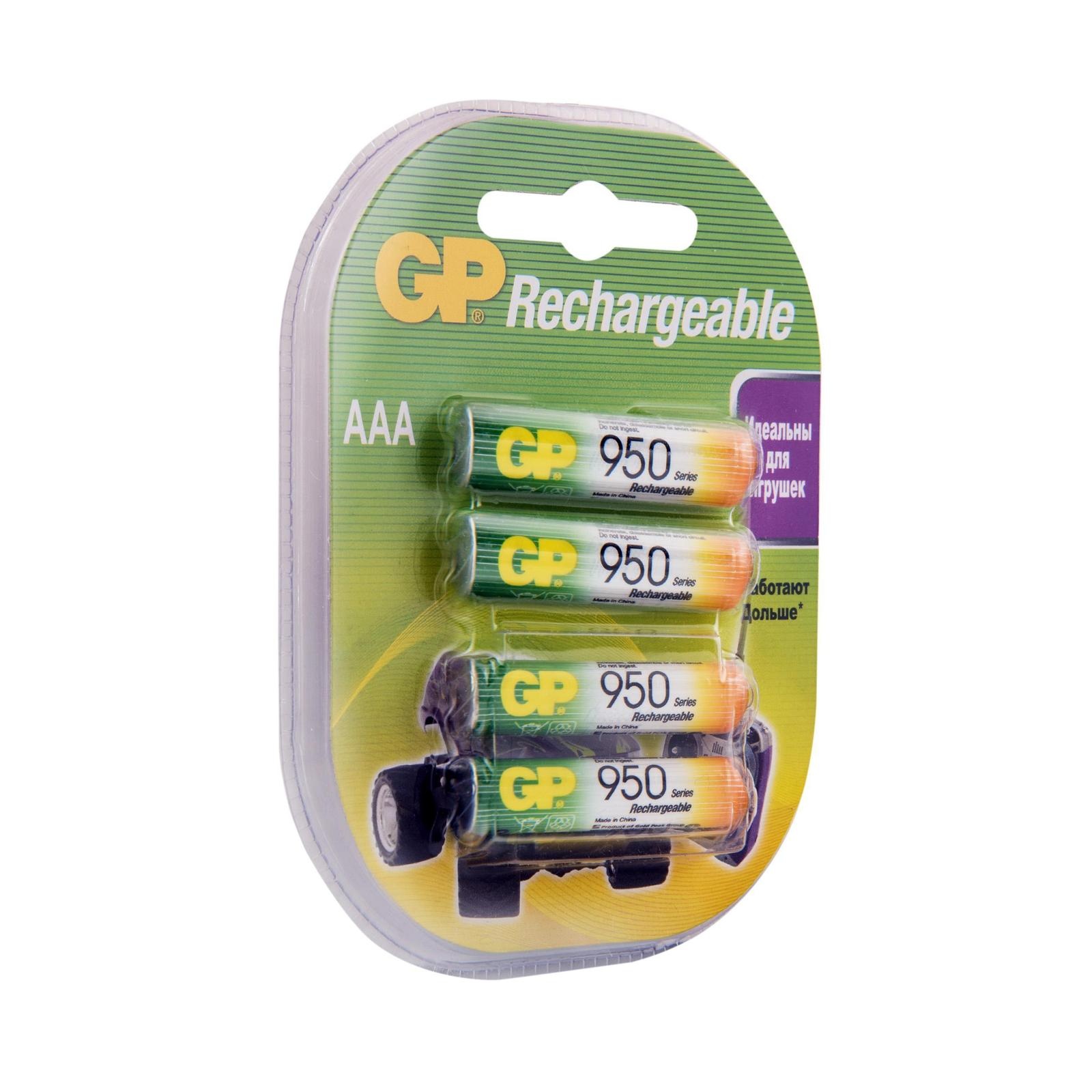 GP Аккумулятор Rechargeable AAA (LR03) 4 шт.