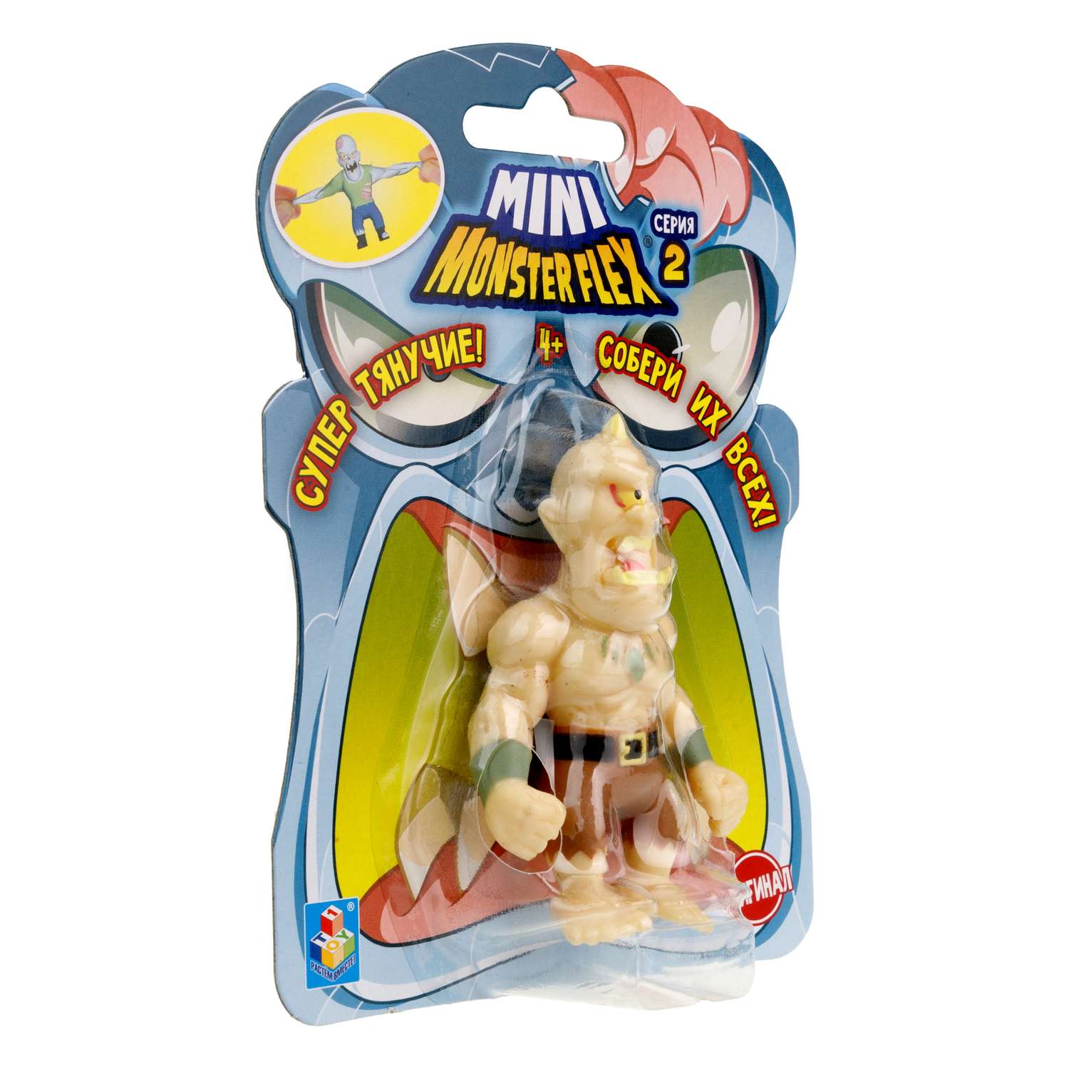 Игрушка тягун 1Toy Monster Flex Mini 2 в ассортименте Т23838 - фото 23