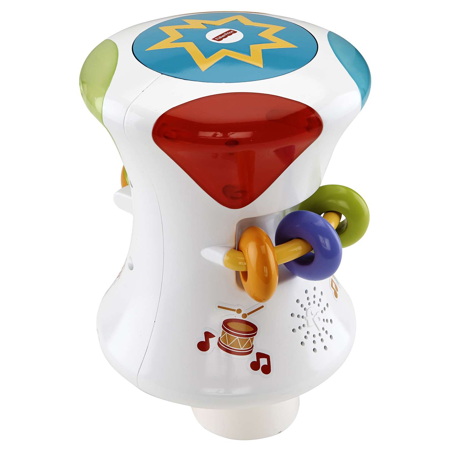 Барабан 2 в 1 Fisher Price музыкальный - фото 3