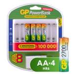 Зарядное устройство GP +аккумуляторная батарейка АА (HR6) 2700мАч 4шт U811GS270AAHC-2CR4