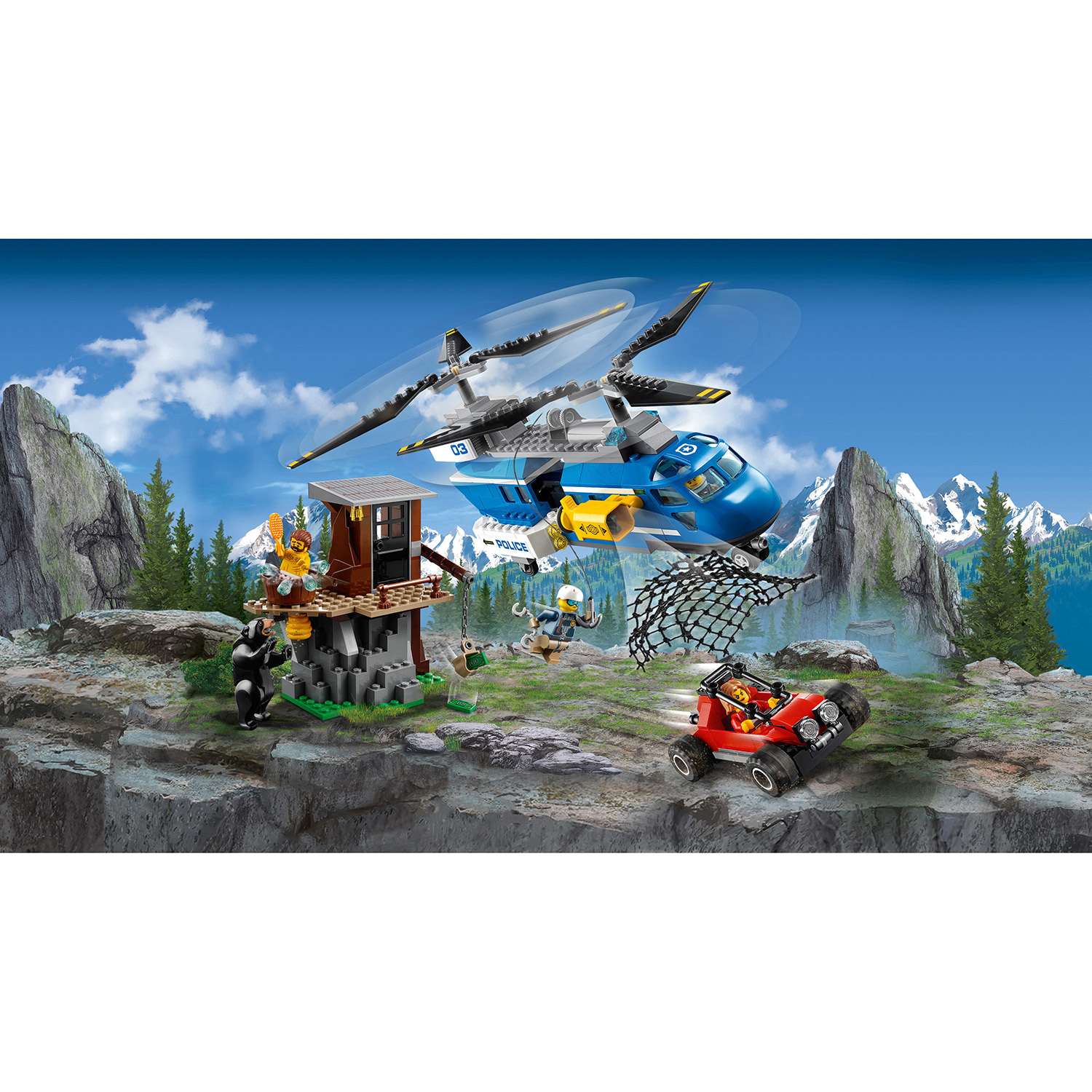 Конструктор LEGO Погоня в горах City Police (60173) - фото 6