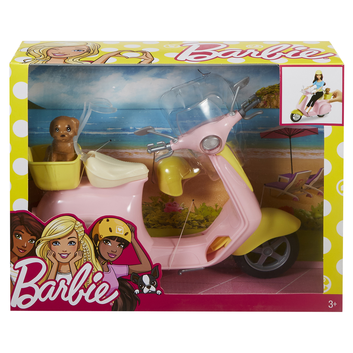 Игровой набор Barbie BRB Мопед купить по цене 199 ₽ в интернет-магазине  Детский мир