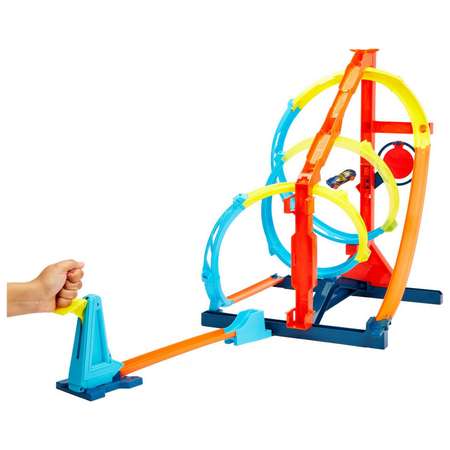 Трек Hot Wheels Бесконечная Спираль с пусковой установкой