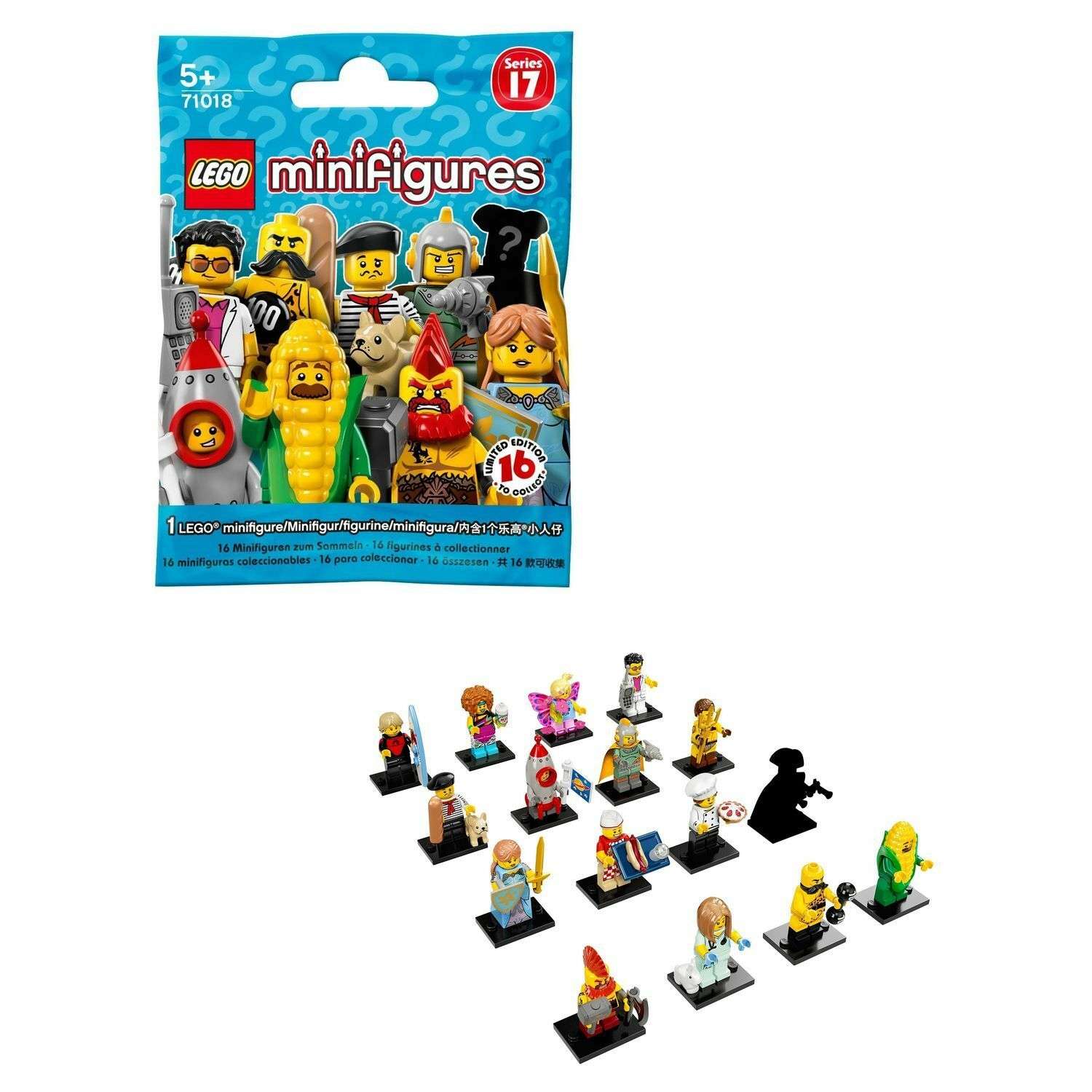 Конструктор LEGO Minifigures Минифигурки LEGO®, серия 17 (71018) в ассортименте - фото 1