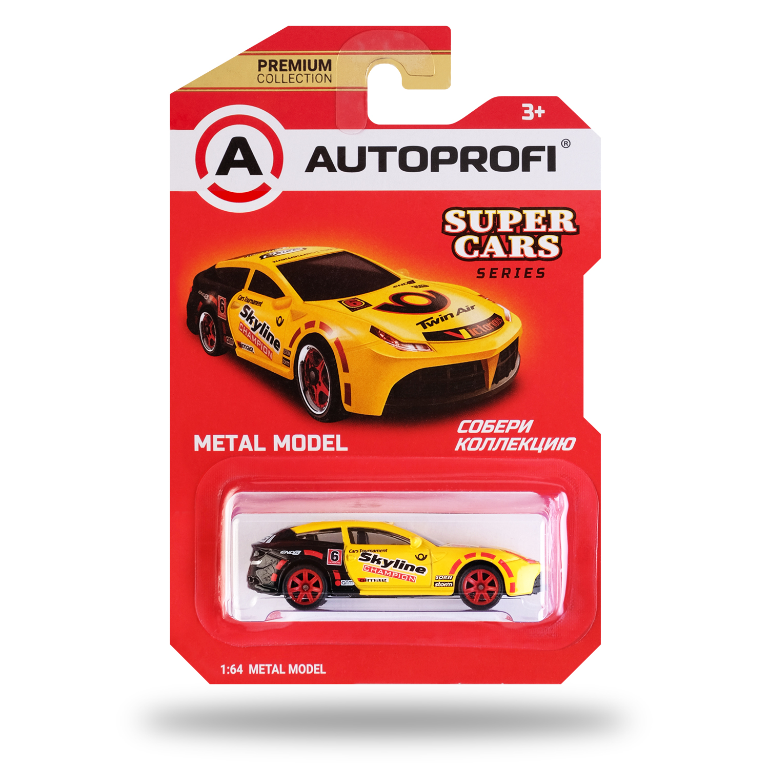 Машинка коллекционная 1:64 Autoprofi Premium серии Super CAR-PREMIUM-02-SUP в ассортименте CAR-PREMIUM-02-SUP - фото 7