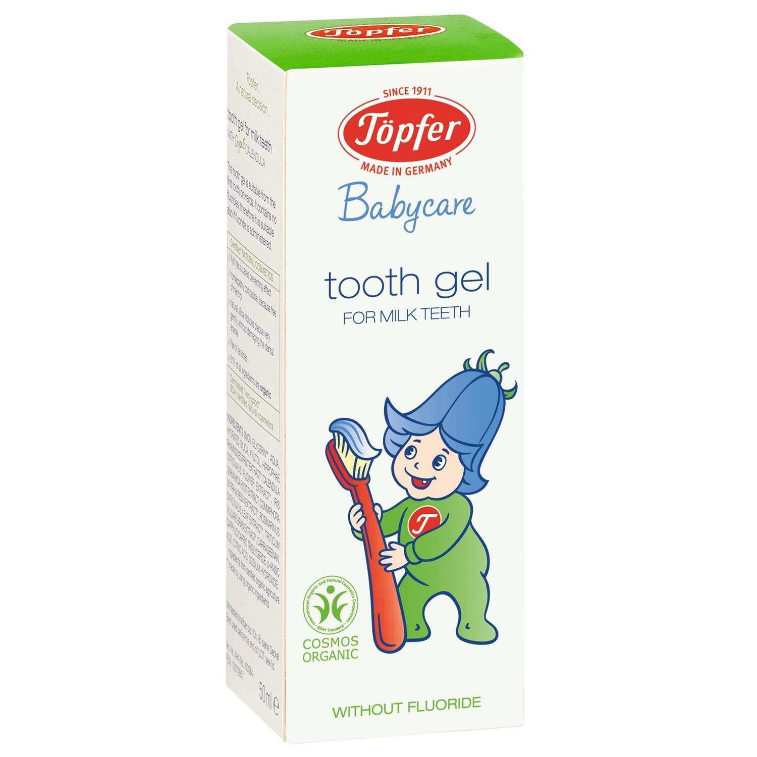 Зубная паста Топфер для молочных зубов 50мл - фото 2