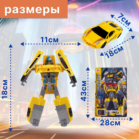 Робот Трансформер 2 в 1 S+S Трансформируется в машину