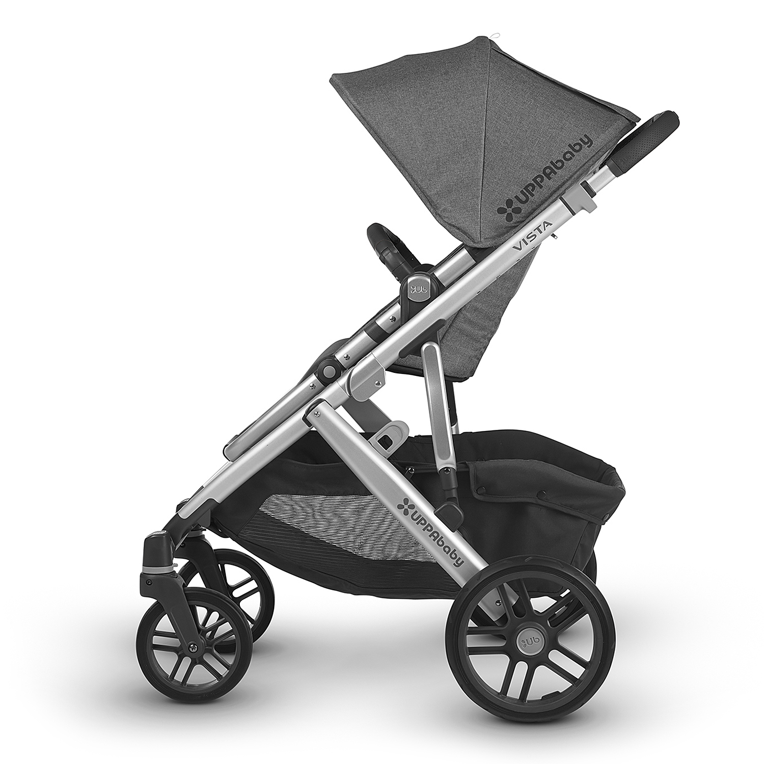 Коляска 2 в 1 UPPAbaby Vista 2018 Jordan Black-Grey melange - фото 3