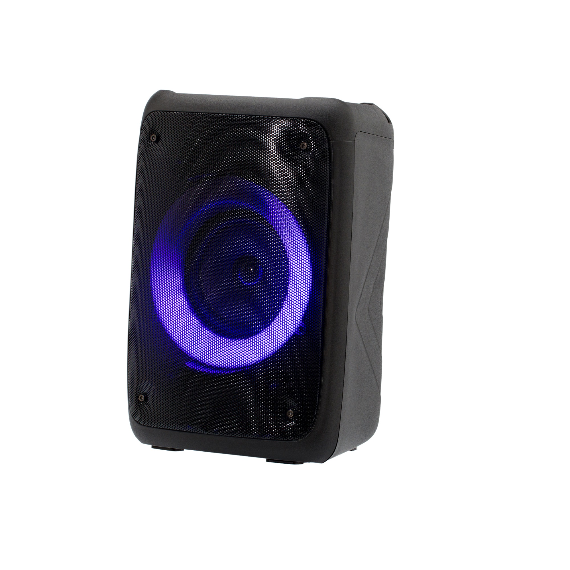 Беспроводная колонка Perfeo DISCO RING 4 LED FM MP3 USB microSD AUX TWS MIC 10Вт черная - фото 3