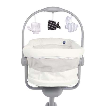 Кроватка-стульчик Chicco Baby Hug Air 4в1 White Snow