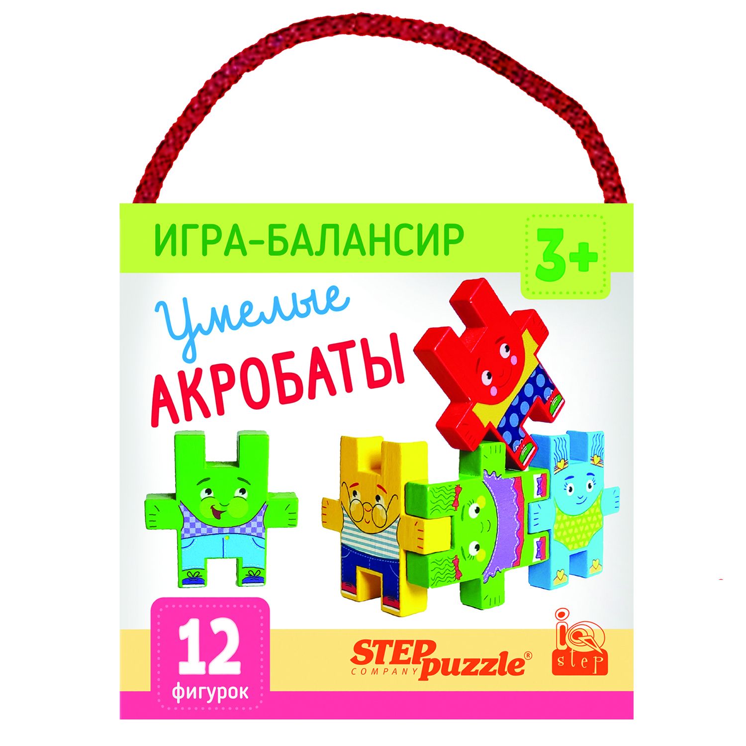 Игра развивающая Step puzzle IQ step Балансир Умелые акробаты 89850 - фото 5