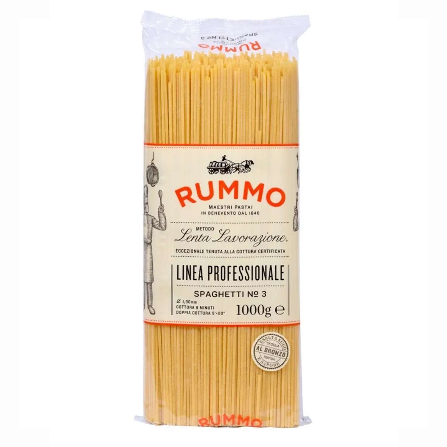 Макароны Rummo итальянская классическая паста Спагетти Nº3 1000 г - фото 1