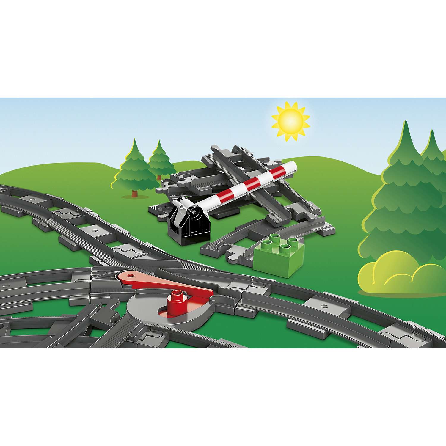 Конструктор LEGO DUPLO Town Дополнительные элементы для поезда (10506) - фото 4