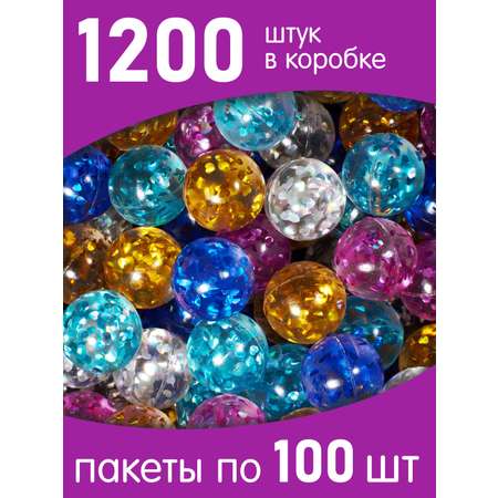 Мячи-прыгуны TopVending Сердечки 25мм 1200шт