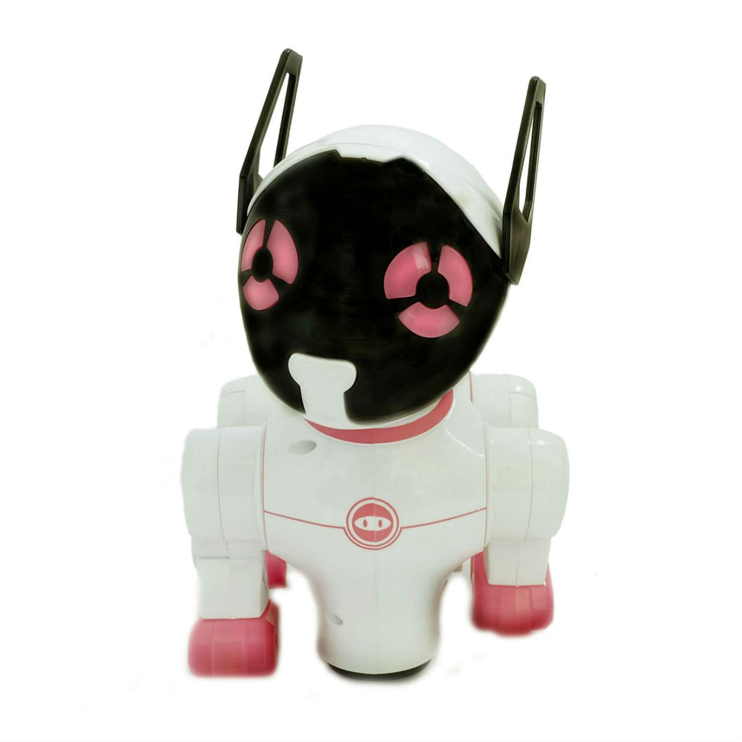 Игрушка HK Industries Собака интерактивная белый/розовый - фото 1