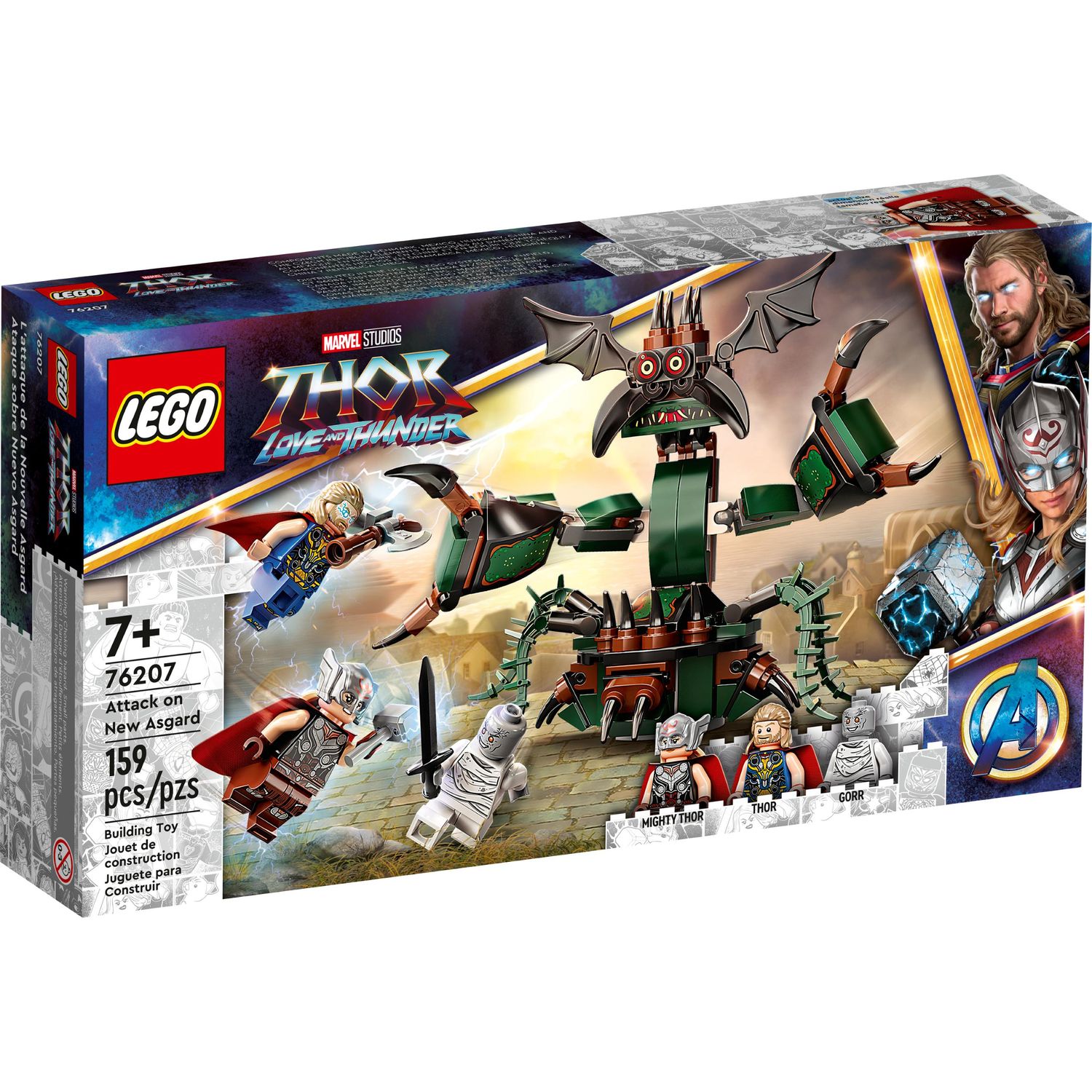 Конструктор LEGO Marvel Super Heroes Attack on New Asgard 76207 купить по  цене 999 ₽ в интернет-магазине Детский мир