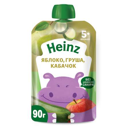 Пюре Heinz яблоко-груша-кабачок 90г с 5месяцев