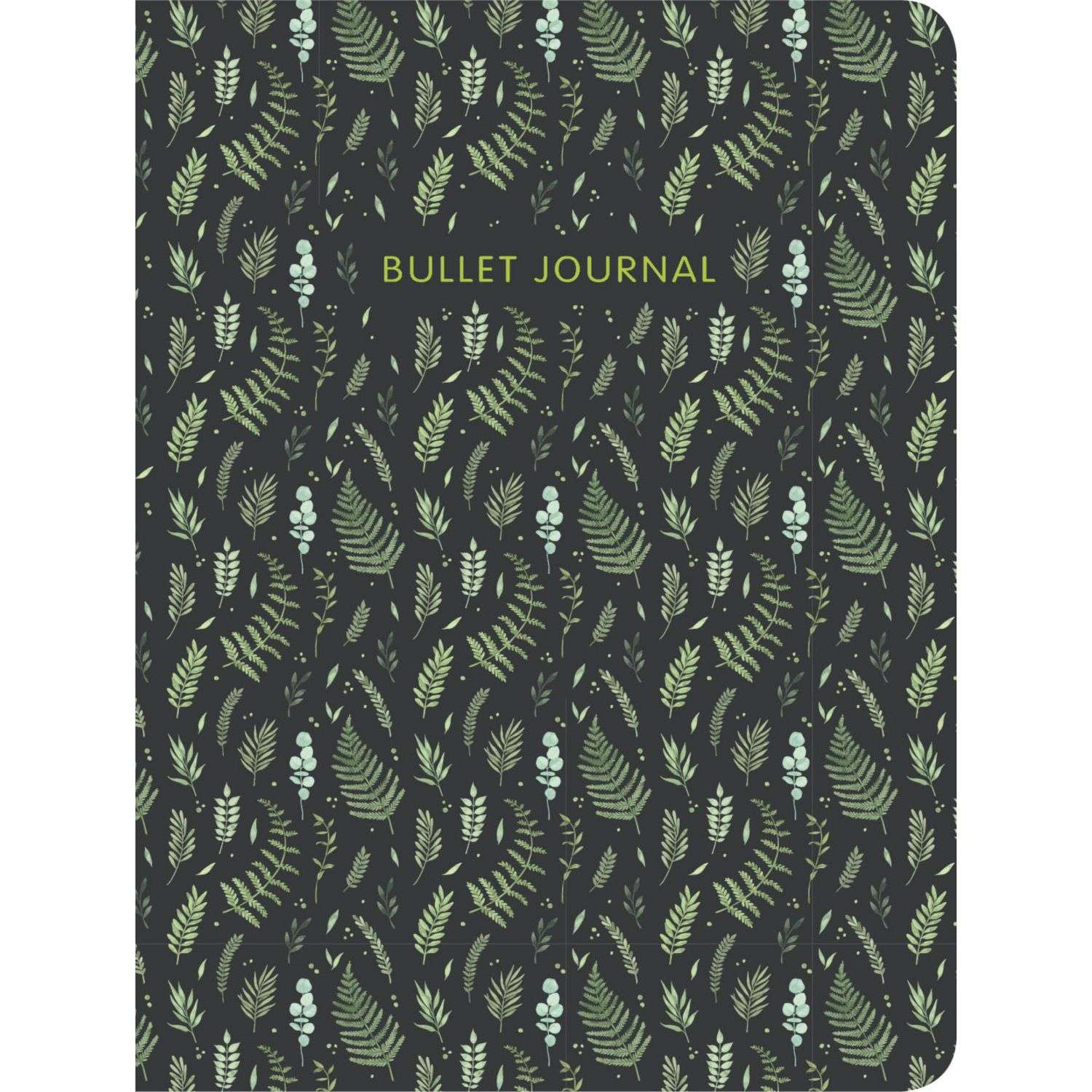 Книги для записей Эксмо Блокнот в точку Bullet Journal листья - фото 1