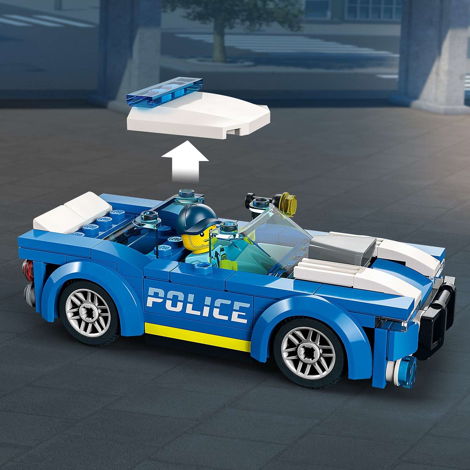 Конструктор LEGO City Police Полицейская машина 60312 - фото 6