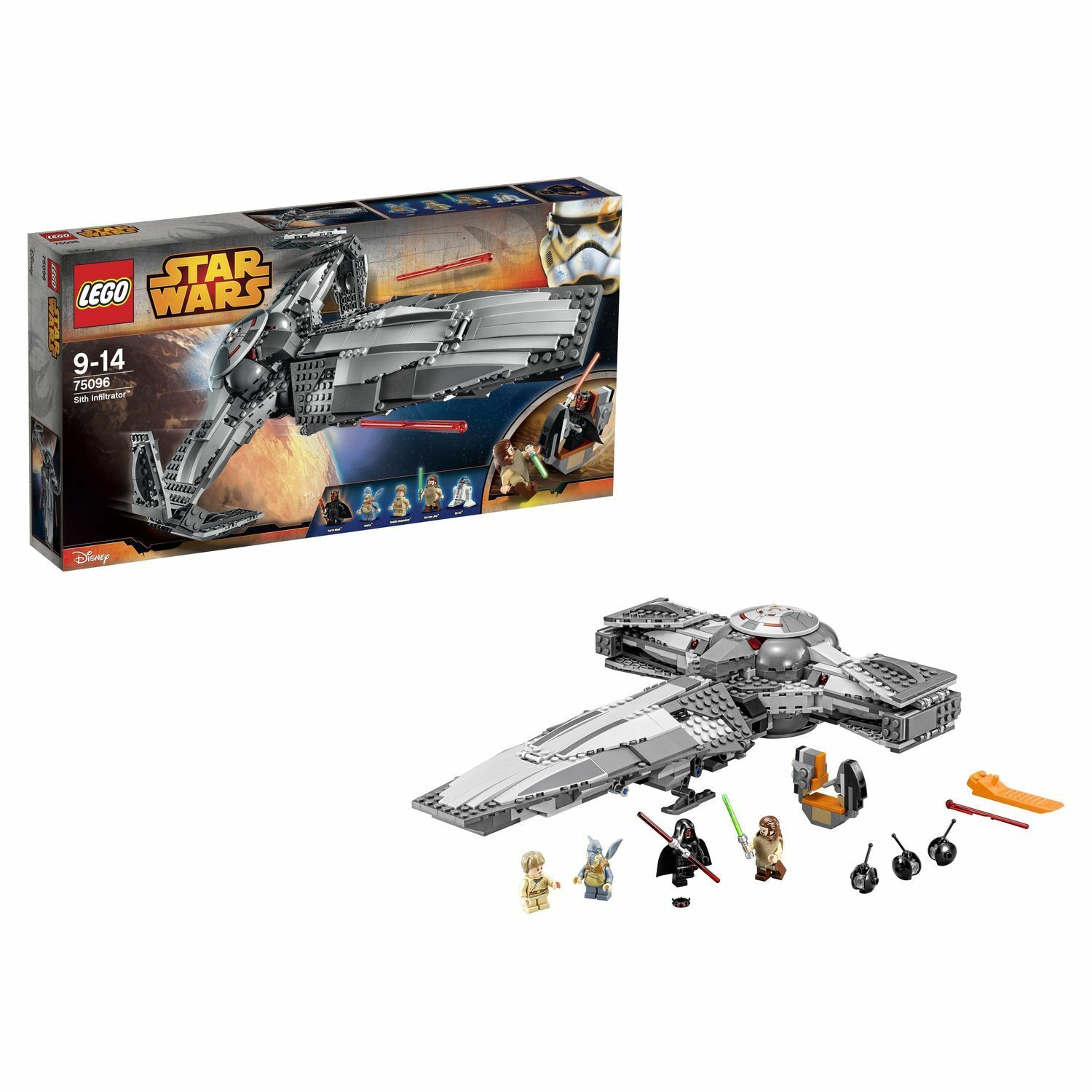 Конструктор LEGO Star Wars TM Разведвательный корабль Ситхов™ (Sith Infiltrator™) (75096) - фото 1