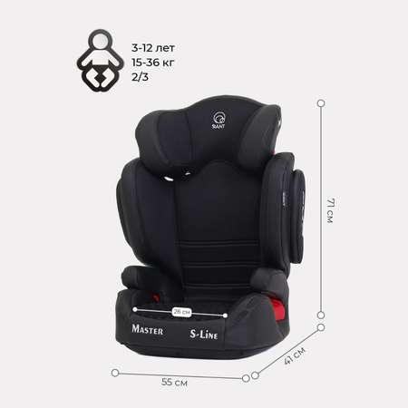 Автокресло Rant Master Isofix Sps Black