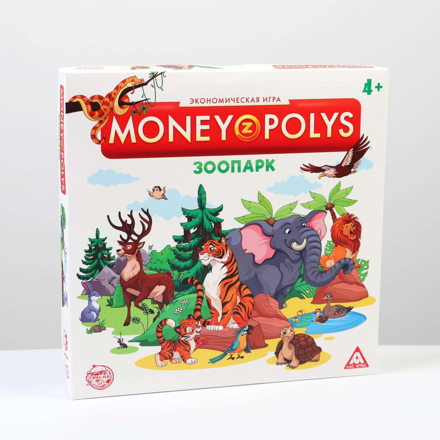 Игра экономическая Лас Играс Money Polys Зоопарк - фото 1