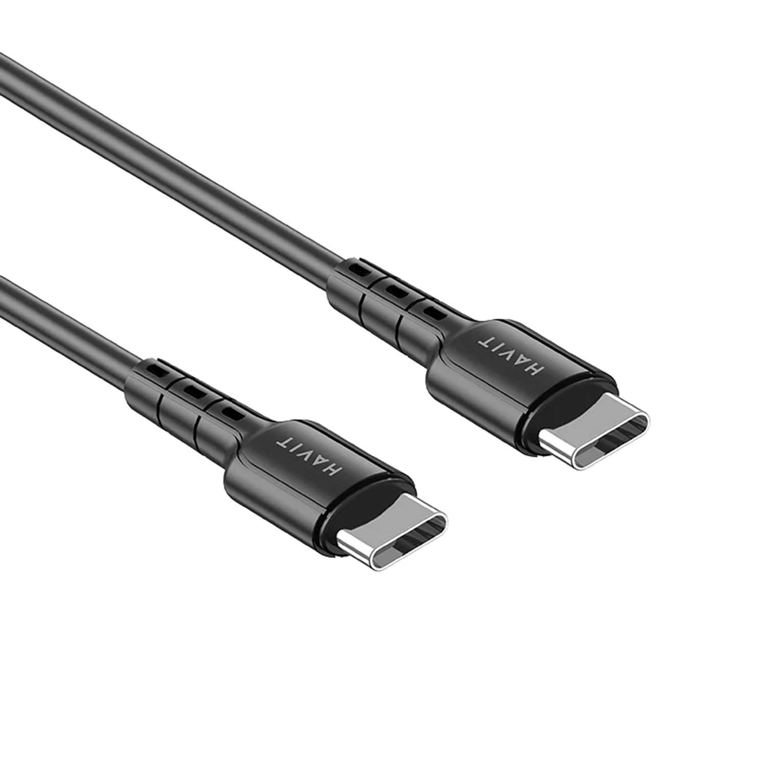 Кабель USB Type-C HAVIT c быстрой зарядкой 1 м CB6235 BK - фото 2
