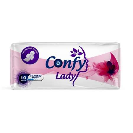 Прокладки гигиенические CONFY Lady Classic normal 10 шт