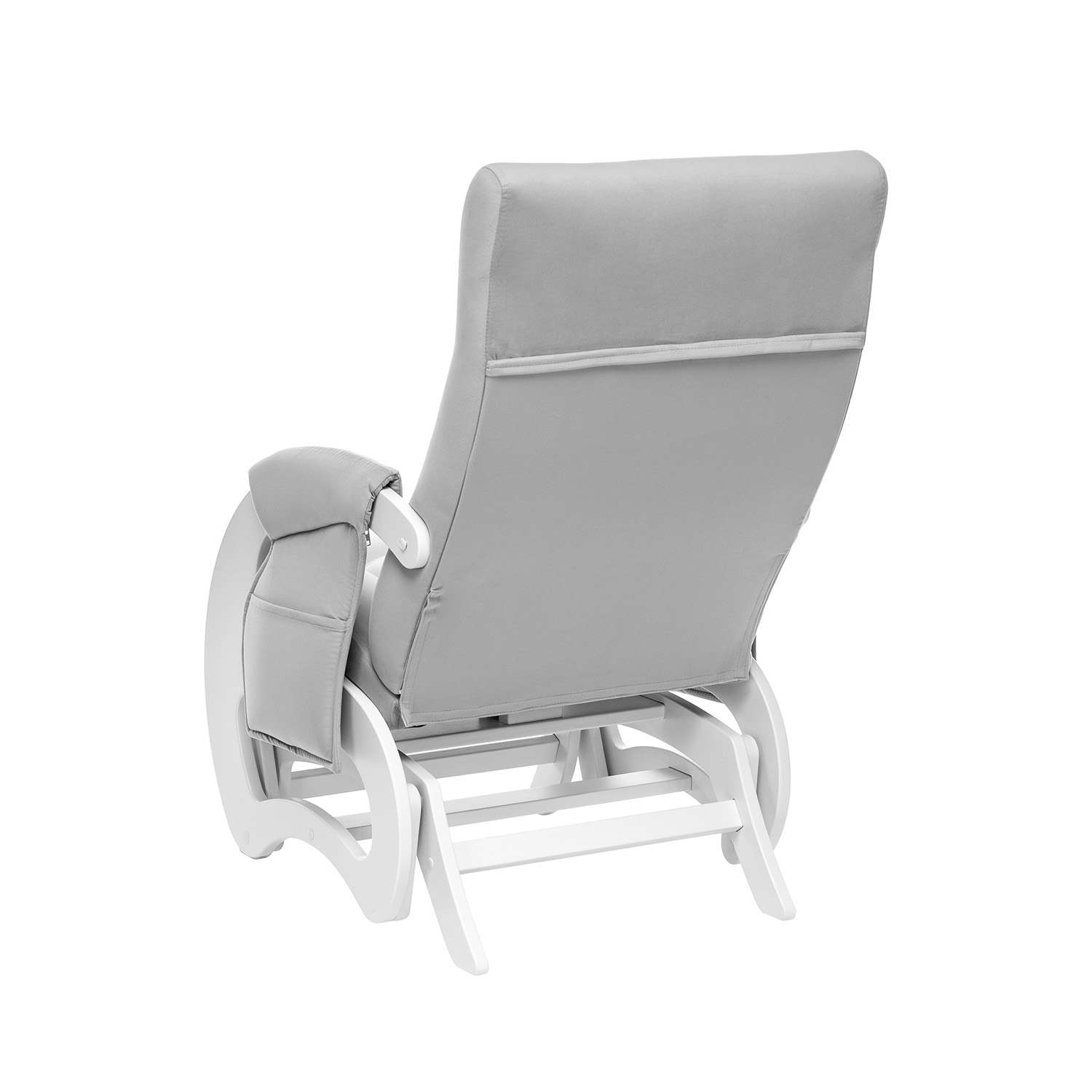 Кресло для кормления Milli Ария с карманами молочный дуб / ткань V 51 - фото 6