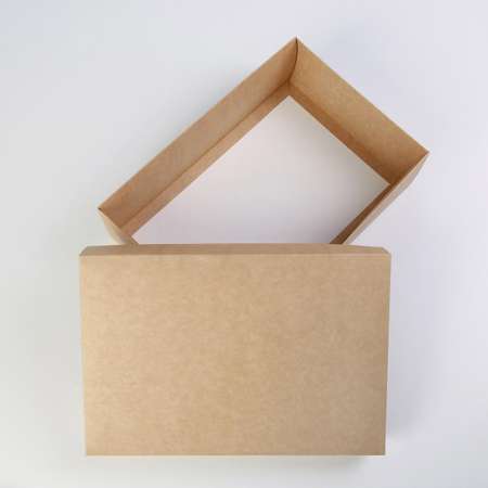 Коробка Арт Узор упаковочная подарочная складная крафтовая 30х20х9 см